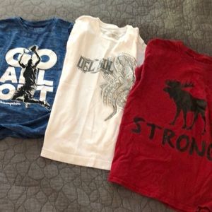 Three boys medium T-shirts